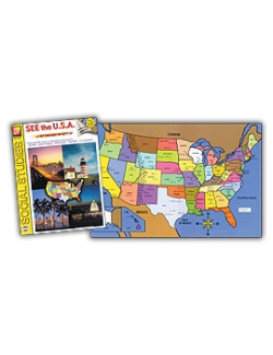 See the U.S.A. Set (Book & 6 Extra Maps) See the U.S.A. Set (Book & 6 Extra Maps)