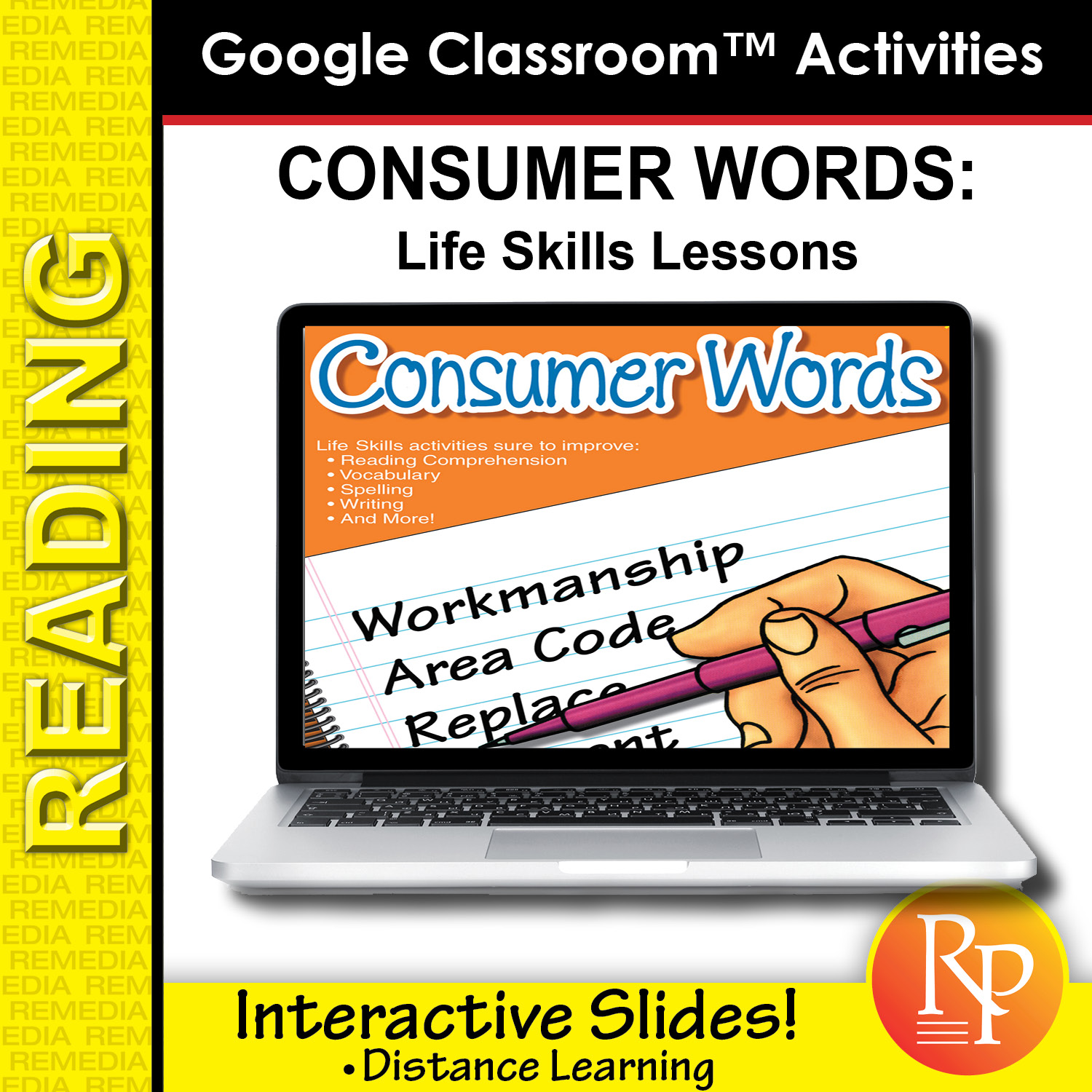 Google Slides: Consumer Words - Life Skills Lessons