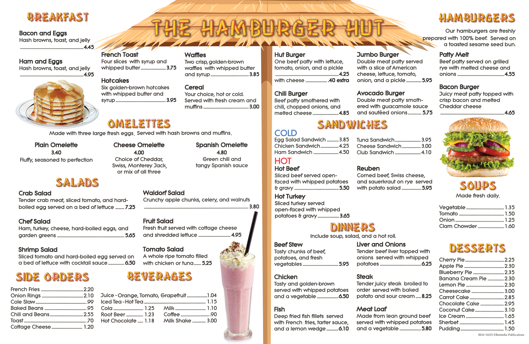 1 math worksheets for money on grade (6 The Menus) Math: Hamburger Menu Extra Hut